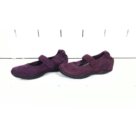 Dansko suede leather mary jane slip on walking shoes Chrissy Kid suede shoes/37 - Picture 4 of 8